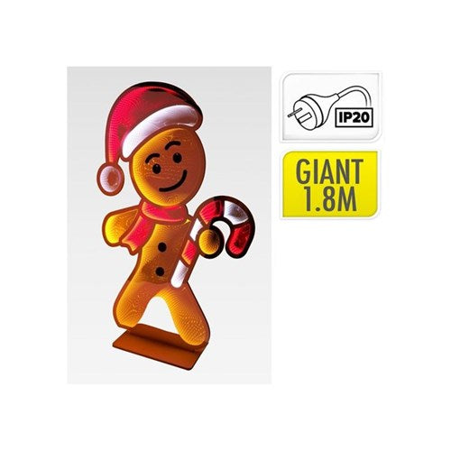 1.8 m IP44 gingerbread infinity silhouette, 831 LEDs