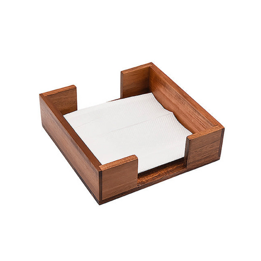 Ronis Acacia Napkin Holder 20x20x6cm