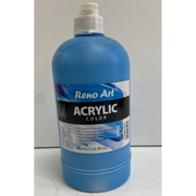 Acrylic Paint 1000ml Cobalt Hue bottle for classroom art, murals, posters and large canvas projects – thumbnail