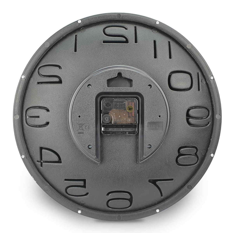 Ronis Adelyn 3D Number Wall Clock 30x30x4cm Assorted