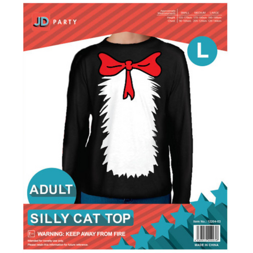 Ronis Adult Silly Cat Top Large
