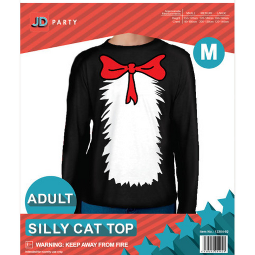 Ronis Adult Silly Cat Top Medium