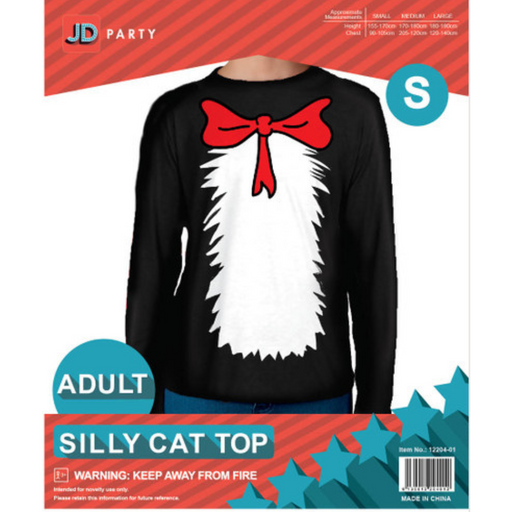 Ronis Adult Silly Cat Top Small