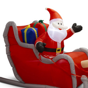 Airpower Jumbo Santa Sleigh Reindeer 3m – thumbnail
