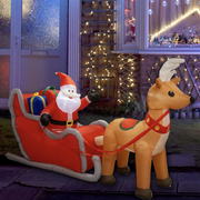 Airpower Jumbo Santa Sleigh Reindeer 3m – thumbnail