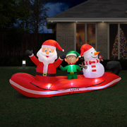 Ronis Airpower Speedboat Santa with Friends 265cm – thumbnail