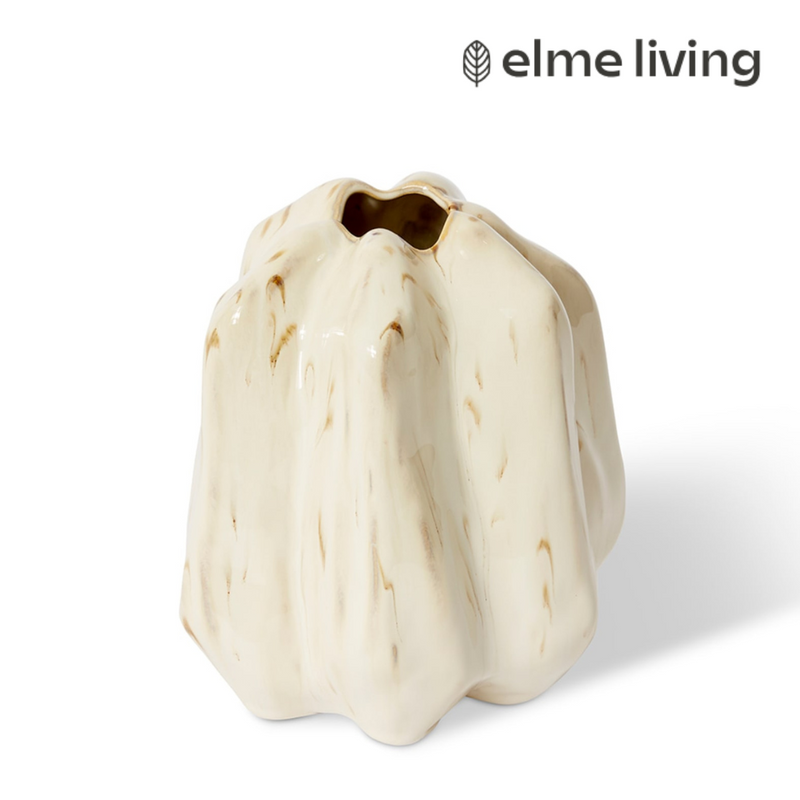 Ronis Alesana Vase Cream 16x15x17cm