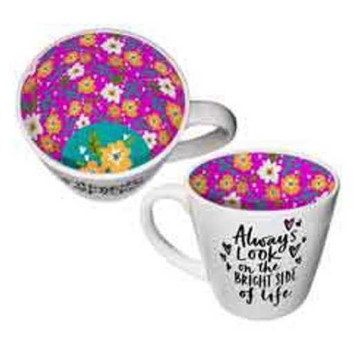 Ronis Always Look On The Bright Side Inside Out Mug 410ml
