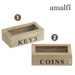 Ronis Amalfi Coins and Keys Box 9x16cm 2 Asstd