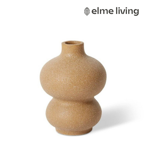 Ronis Amara Vase Brown 11x11x15cm