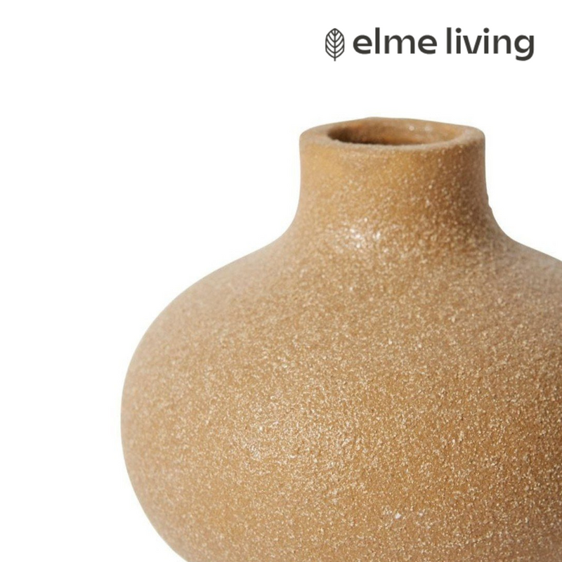 Ronis Amara Vase Brown 11x11x15cm