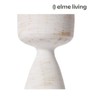 Ronis Amari Candle Holder Whitewash 11x11x32cm – thumbnail
