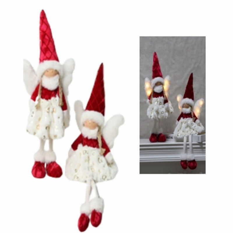 Ronis Angel Standing LED Star 19cm Assorted