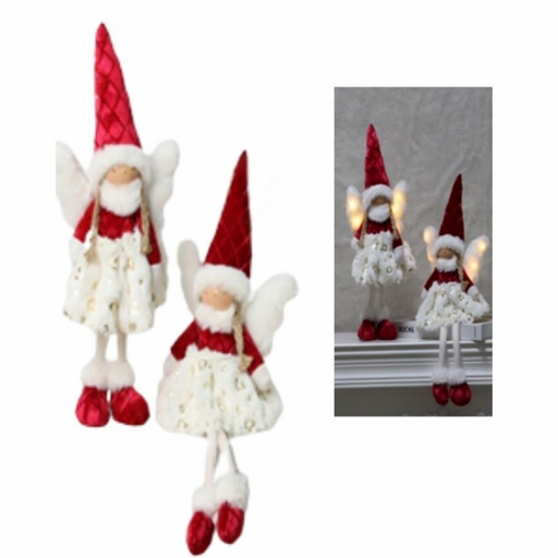 Ronis Angel Standing LED Star 19cm Assorted