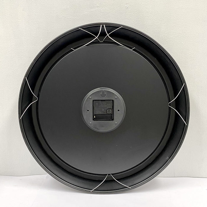 Ronis Antique Clock French Country Metal Frame Wall Clock 46x46x8cm Black