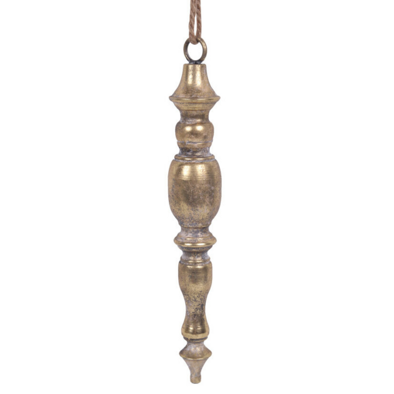 Ronis Antique Gold Metal Finial 40.5cm