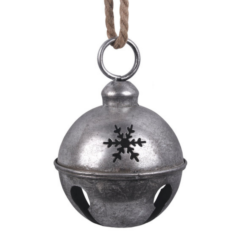 Ronis Antique Silver Metal Bell 16cm