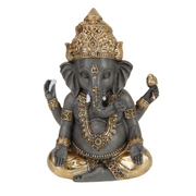Ronis Antique Gold Ganesh 15cm Assorted