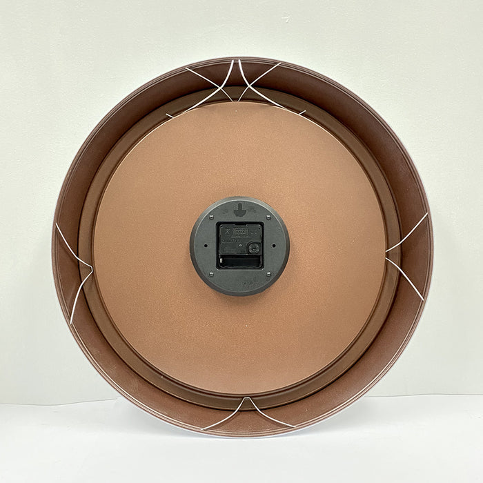 Ronis Antiquite Clock French Country Metal Frame Wall Clock 46x46x8cm White