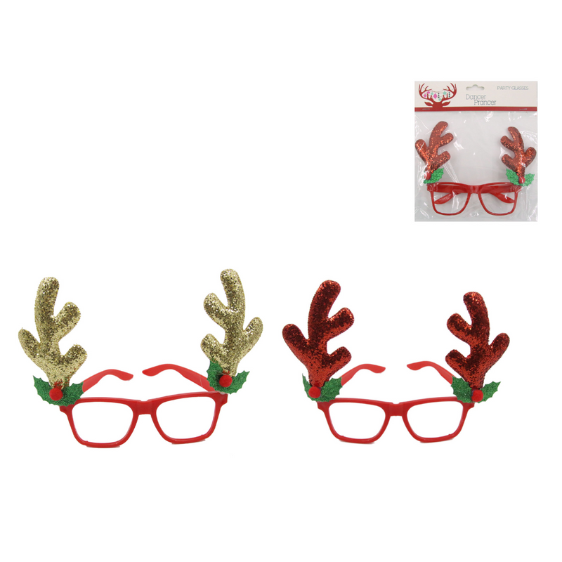 Ronis Antler Party Glasses 2 Asstd