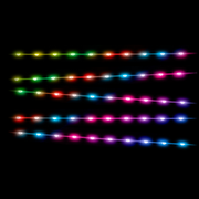 App Lightshow Fairy Lights 300 Reel multicolor smart LED string lights