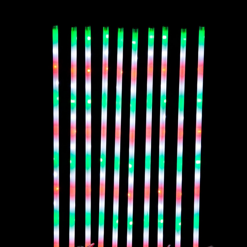 App Lightshow LED Path Poles 10pc multicolor pathway lights