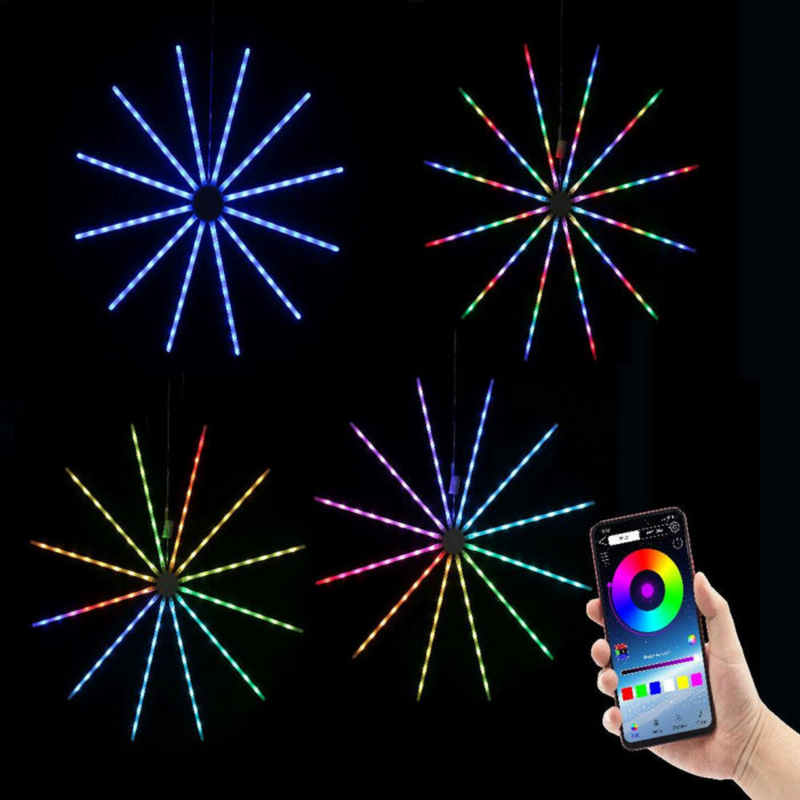 60cm app-controlled LED spinner with multicolor lightshow effects