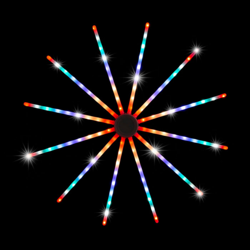 60cm app-controlled LED spinner with multicolor lightshow effects