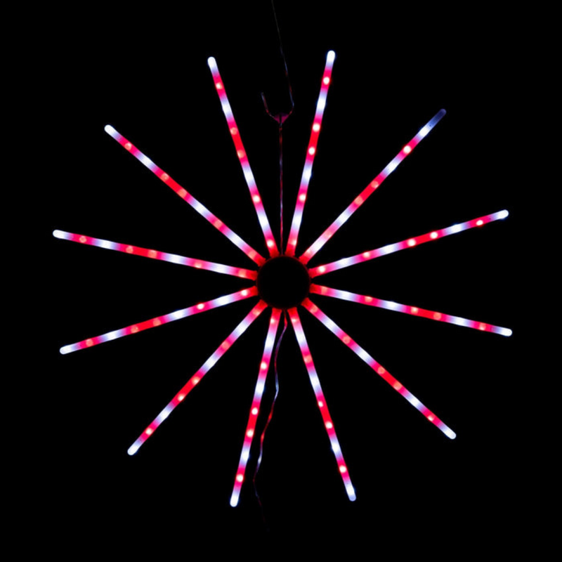 60cm app-controlled LED spinner with multicolor lightshow effects