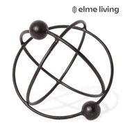 Ronis Atom Sculpture Black 31x30x26cm – thumbnail
