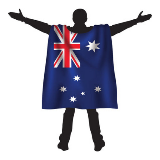 Ronis Aussie Cape Flag Adult