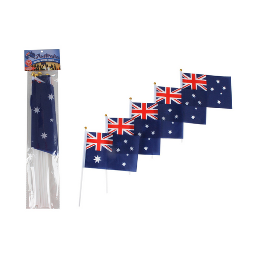 Ronis Aussie Waving Flags 13.5x19.5cm 6pk