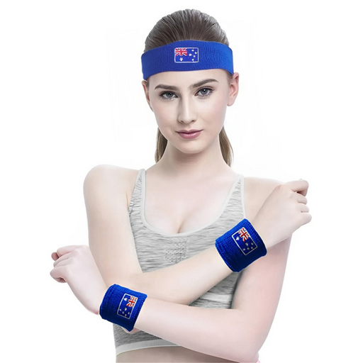 Ronis Australia Day Head and Wristband Set 3pce