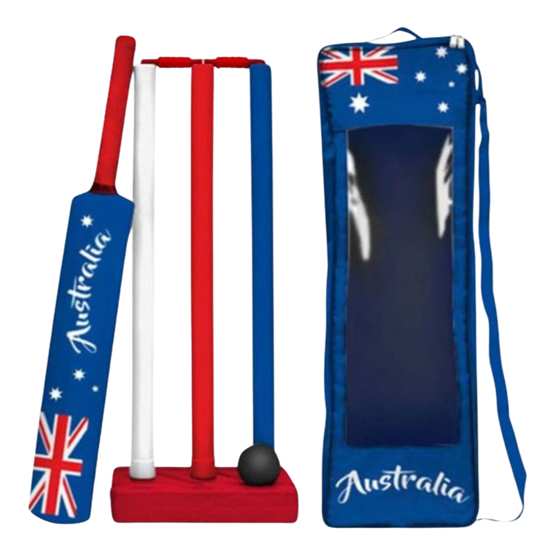 Australia Day Cricket Set Flag Design