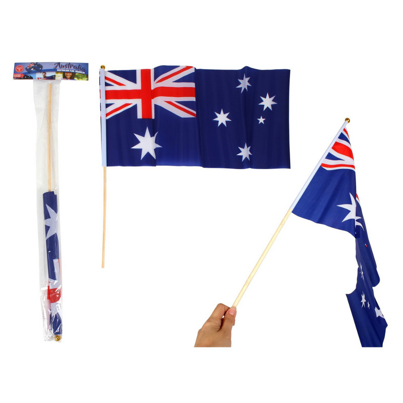 Ronis Australian Flag With Stick 30x60cm