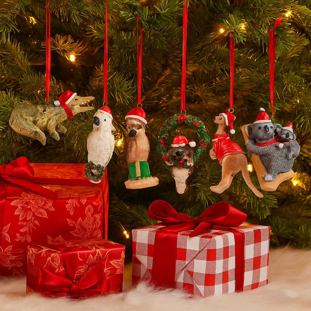Australian Christmas Tree Decorations Aussie Animal Gift Pack — Ronis — free download