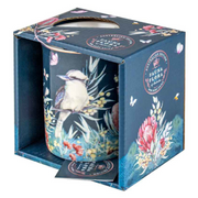 Ronis Australiana Flora Kookaburra Mug New Bone China 360ml – thumbnail