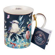 Ronis Australiana Flora Kookaburra Mug New Bone China 360ml – thumbnail
