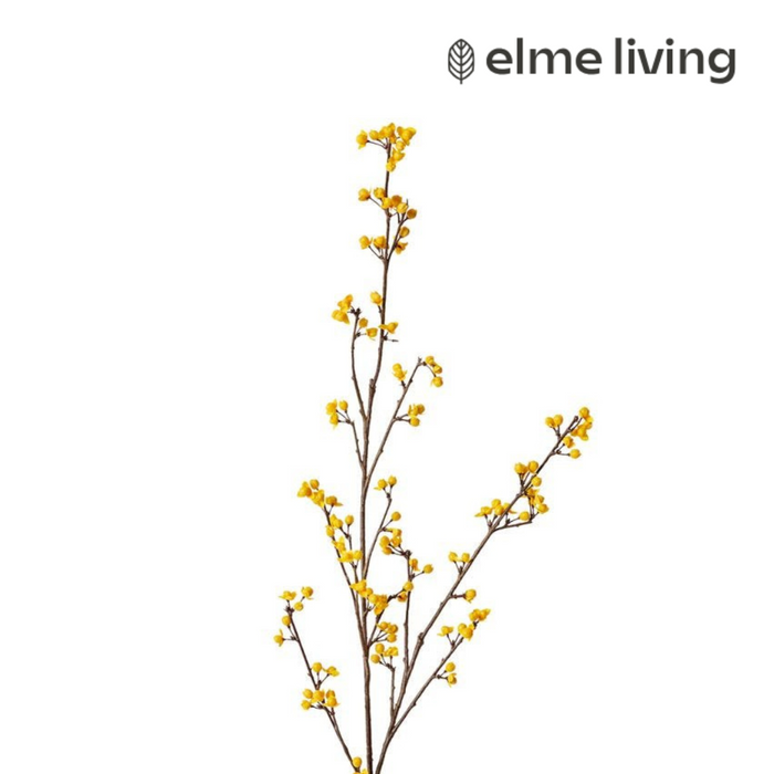 Ronis Autumn Berry Branch Yellow 20x12x112cm
