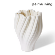 Ronis Avalon Vase White 15x15x20cm – thumbnail