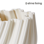 Ronis Avalon Vase White 15x15x20cm – thumbnail