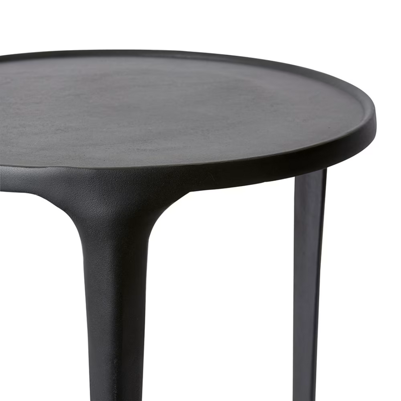 Ronis Azure Side Table 36x36x46cm Black