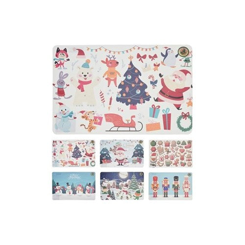 Six assorted placemats 435 x 285 mm