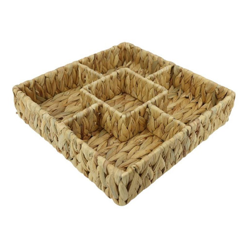 Water Hyacinth Table Decor Basket 34cm