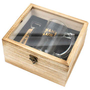 Gumpy Old Mans Club 3 Pc Wood Box Gift Set 490ml Stein Bott Opener Coaster image 3 – thumbnail
