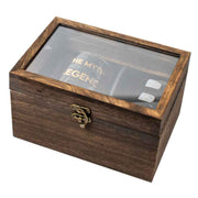 The Man The Myth Legend 3 Pc Wood Box Gift Set 270ml Spirit 4 Stones Coaster image 3 – thumbnail