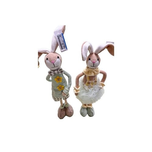 Large standing polyester bunny figure 53cm