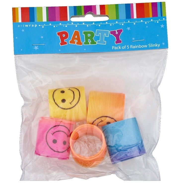 Favour Rainbow Slinky 5pk
