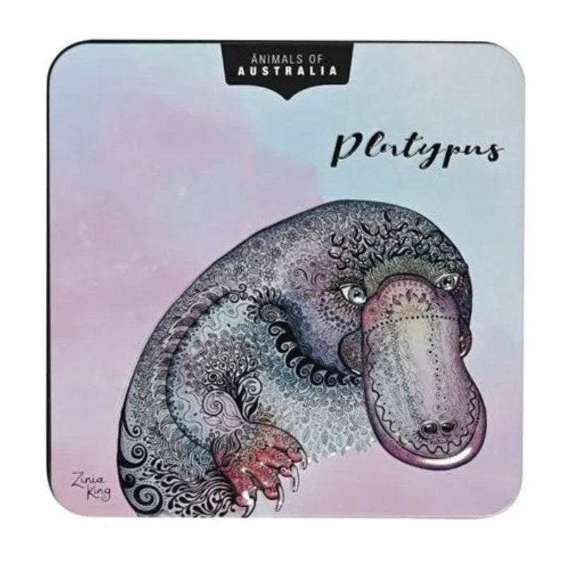 Banksia Red Animals of Australia - Platypus 150 grams of Macadamia flavoured Butter Finger biscuits image 2