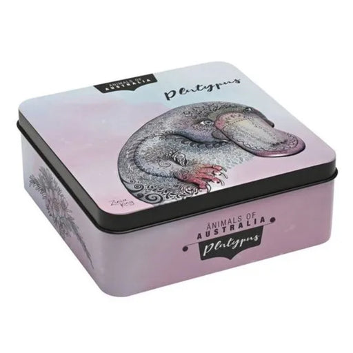 Platypus macadamia butter finger biscuit tin